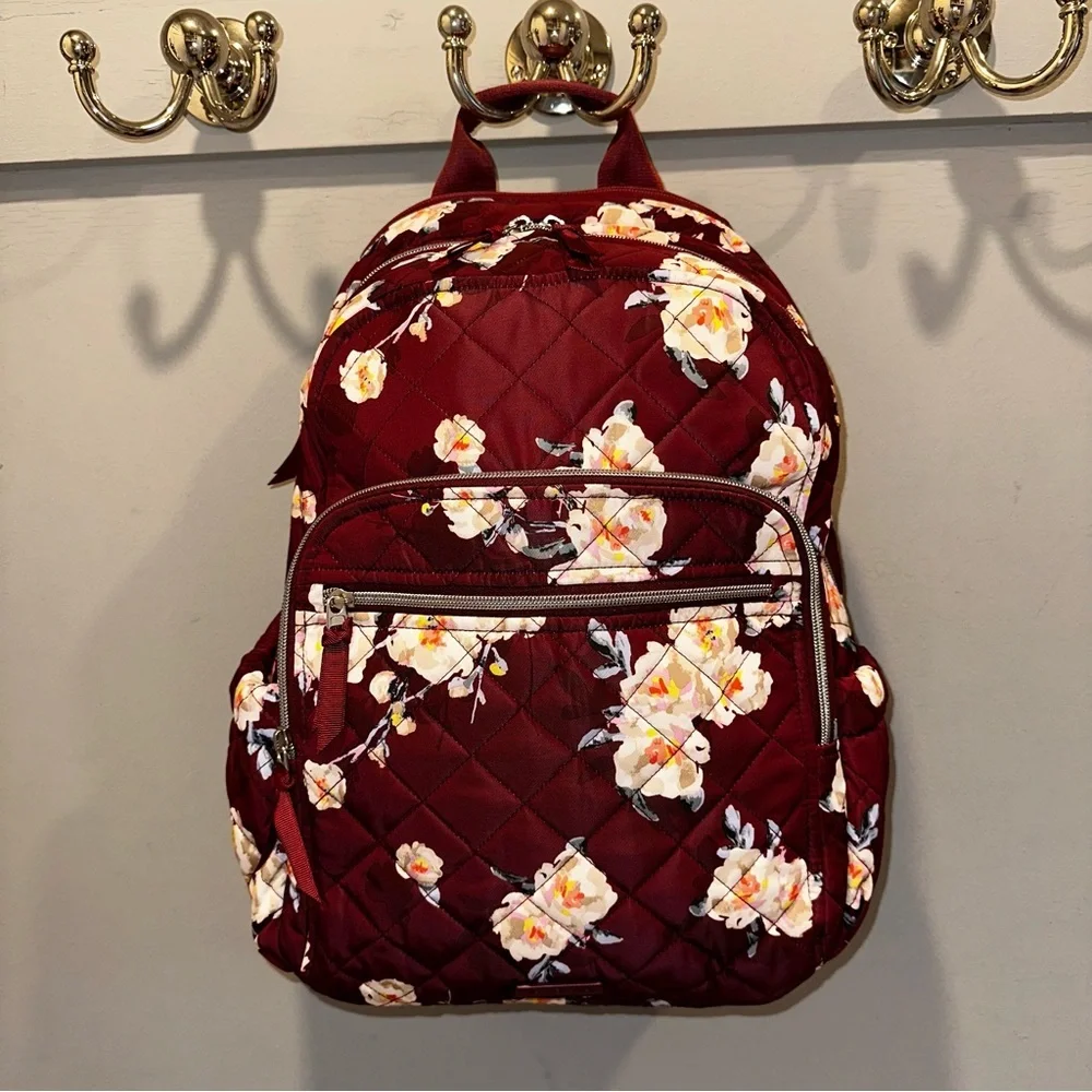 NWOT- Vera Bradley Blooms & Branches Campus Backpack in Performance Twill